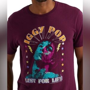 NWT Lee® Unisex Short Sleeve Iggy Pop Graphic Band Tee